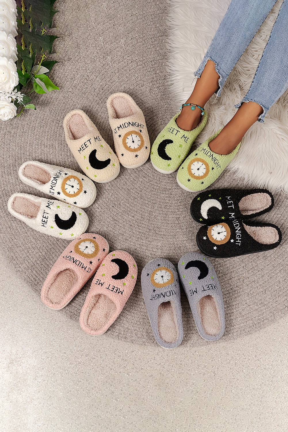 Swiftie Fuzzy House Slippers