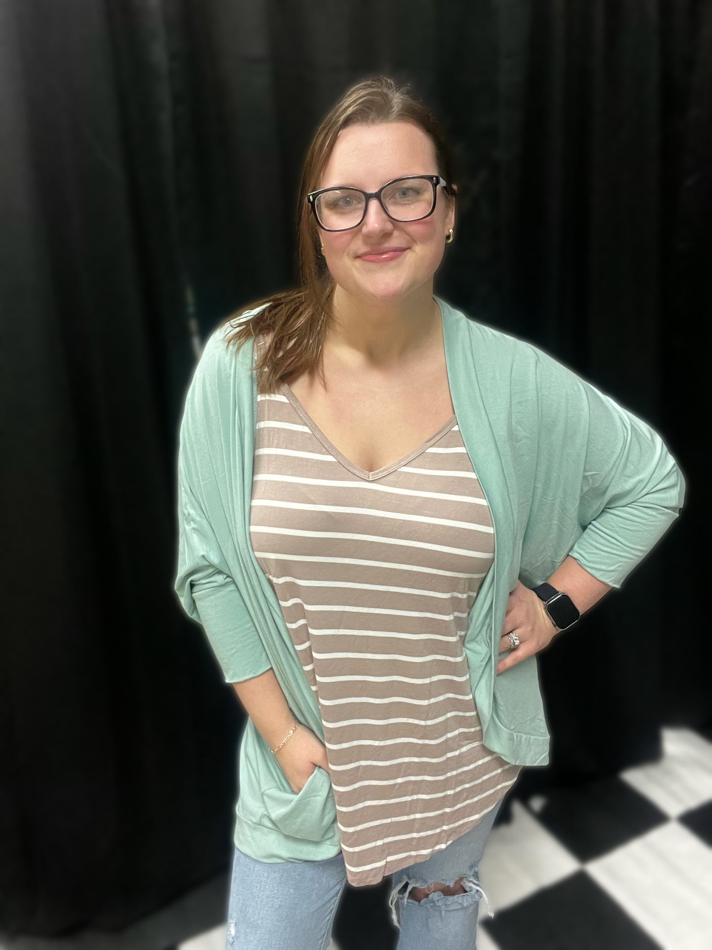 Striped and Sassy Top Combo