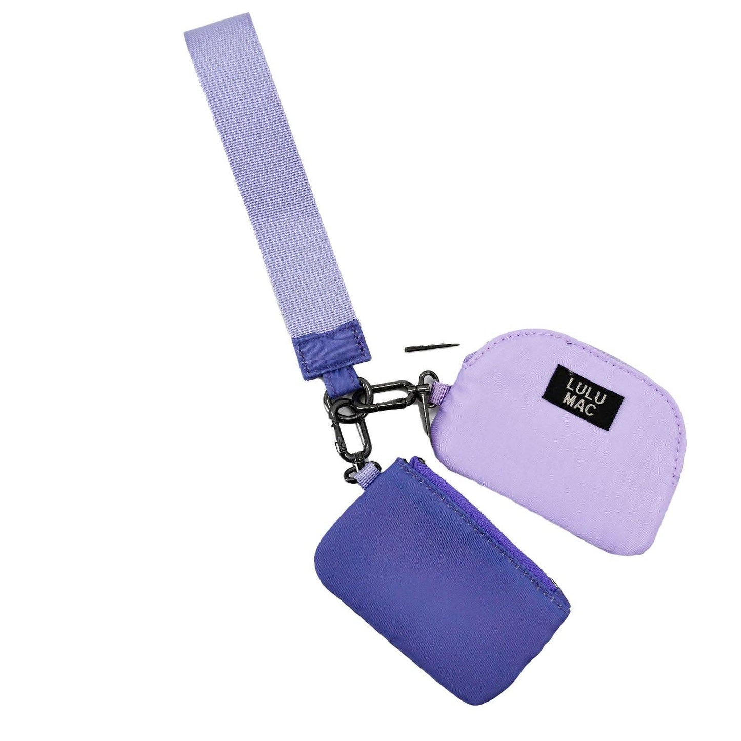 Purple/Lavender Lulu Mac Double Pouch Wristlets