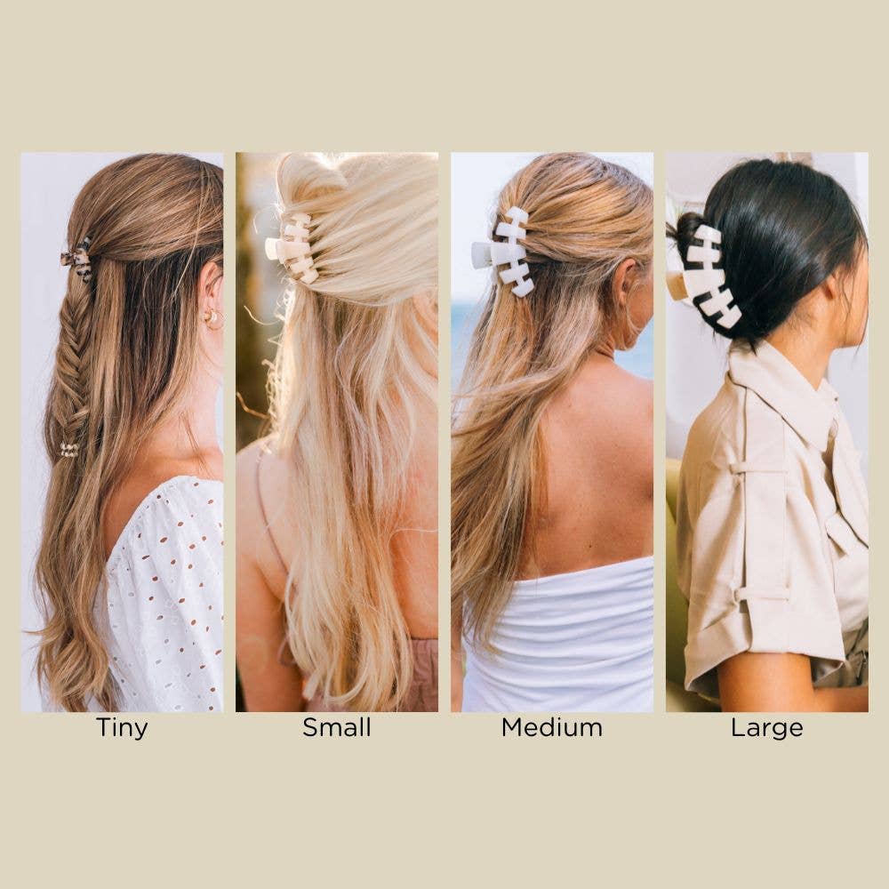 Classic Hair Clip | Medium | Almond Beige