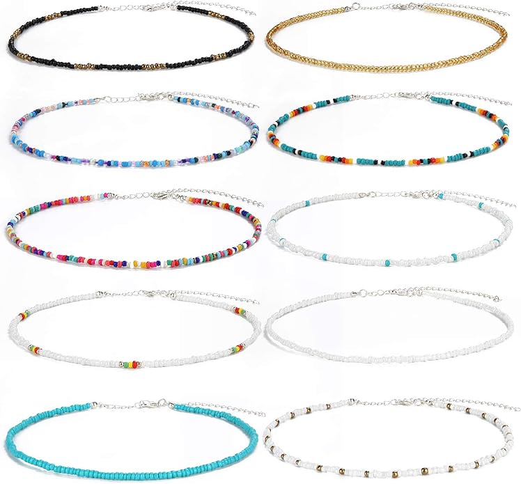 Girls Seaside Beaded Necklaces