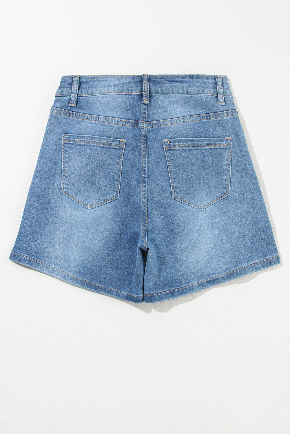 Raleigh Rhinestone Embellished Denim Shorts