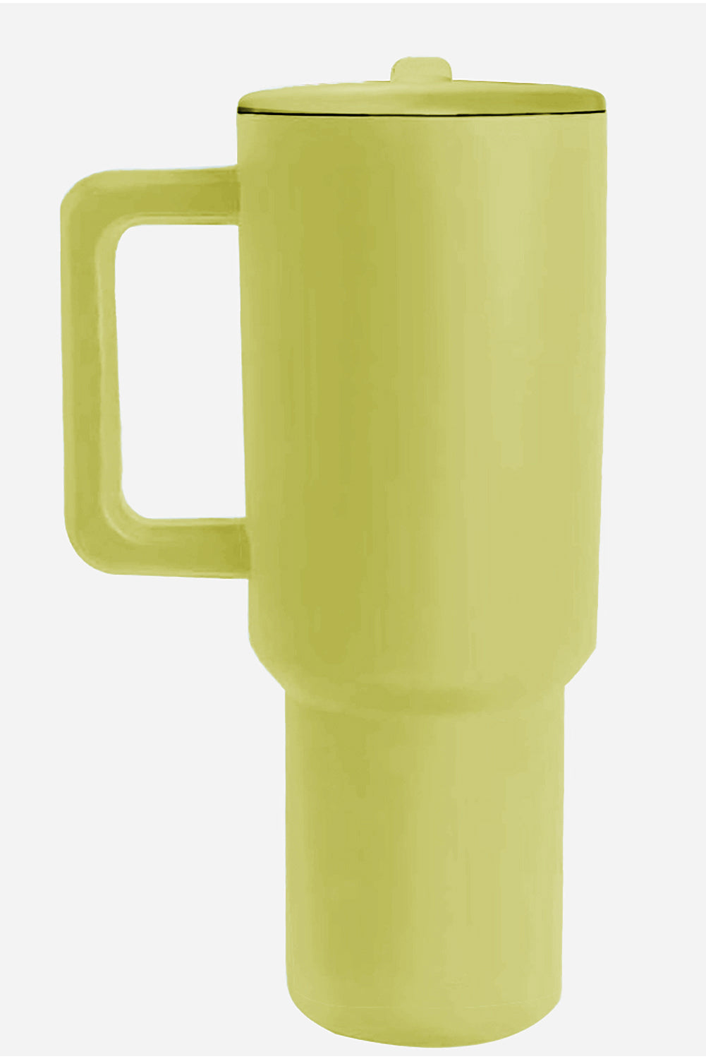 Pear Green Frosted Stainless Tumbler with Straw 40oz