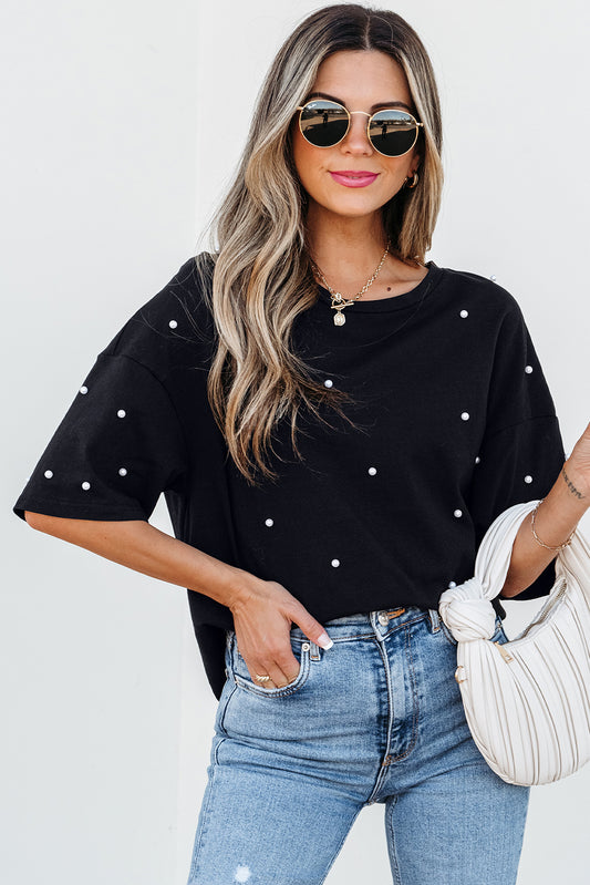 Back to Black Crewneck Top