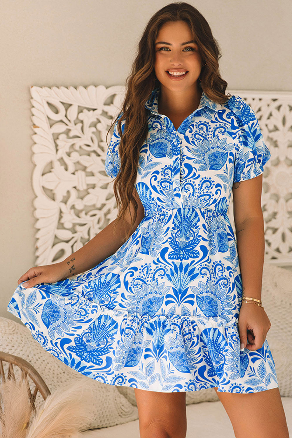 Royally Blue Mini Dress
