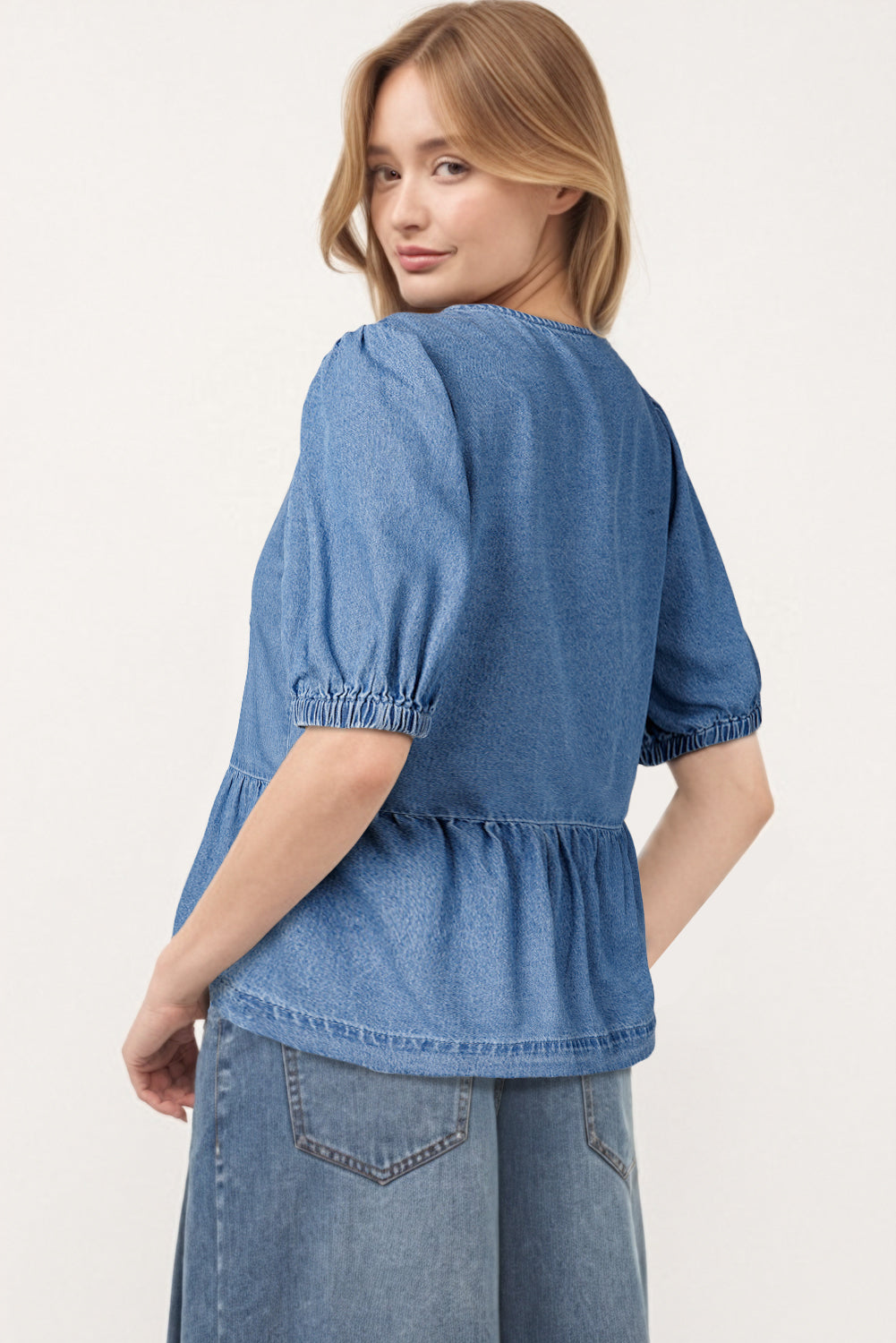 Blue Jean Baby Denim Top