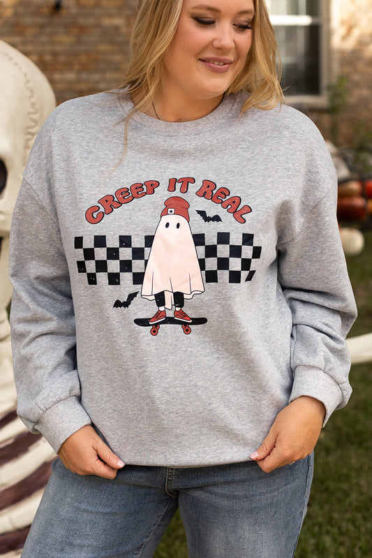 Creep It Real Plus Size Sweatshirt