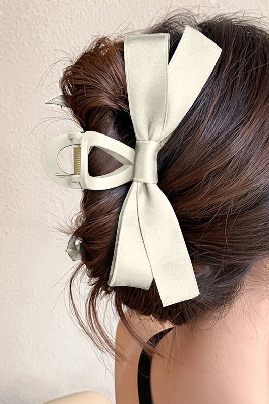 Bone White Large Hair Claw Clip
