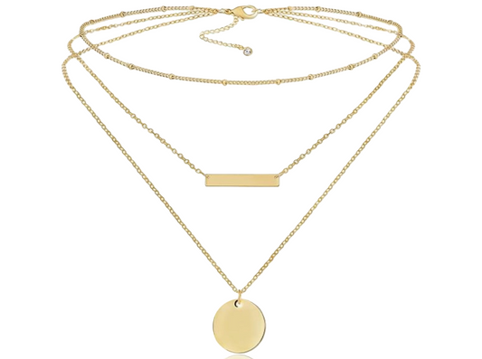 Layered Necklace Gold
