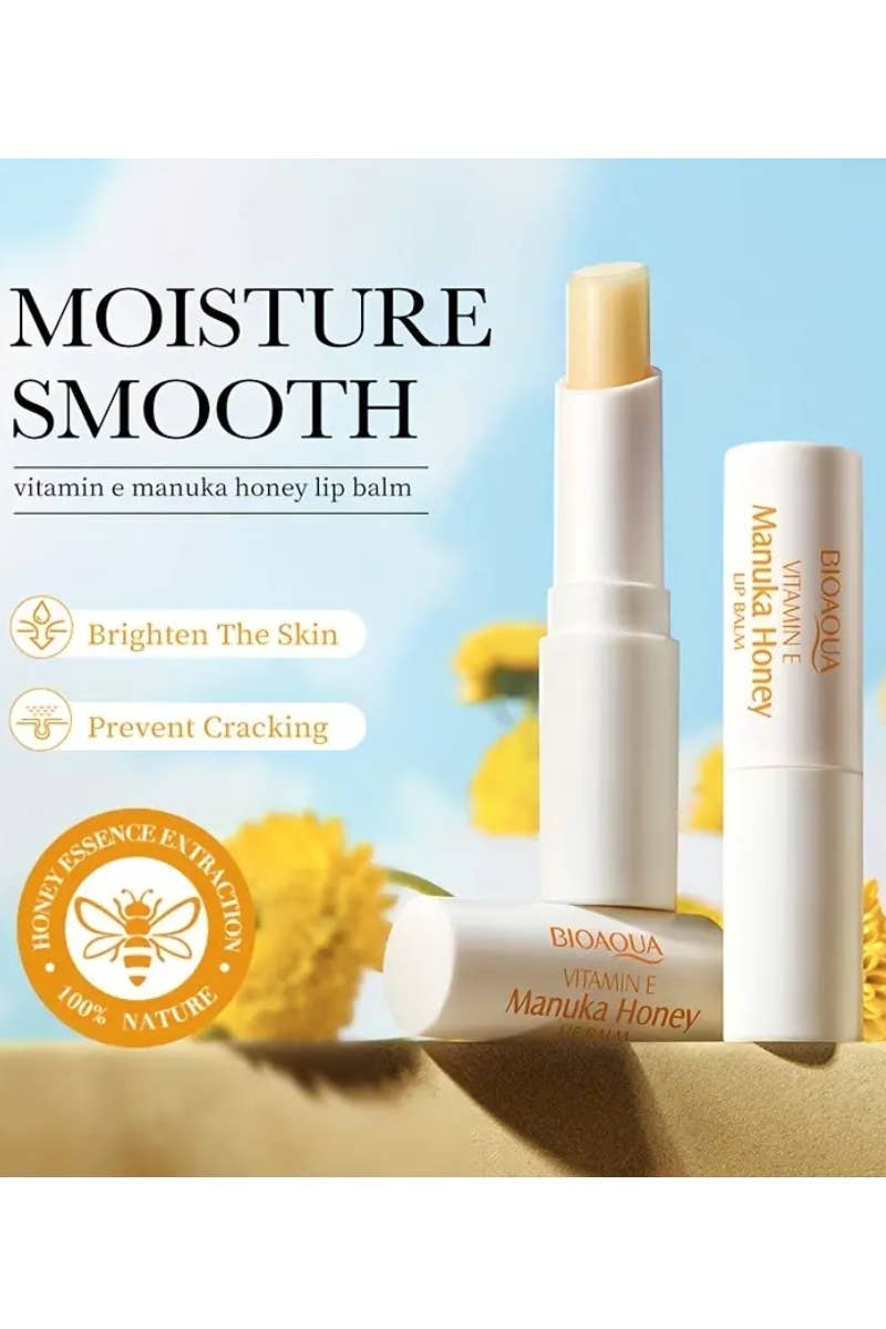 `Lip Balm with Vitamin E Manuka Honey