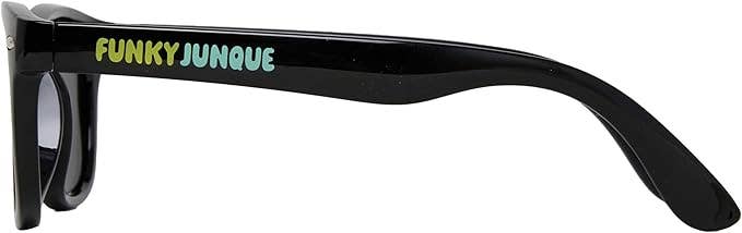 Kids Flexible Wire Sunglasses - Black/Smoke Mirror Lenses