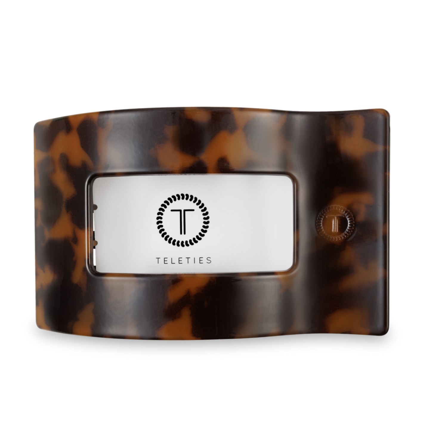Flat Rectangle Hair Clip | Large | Tortoise