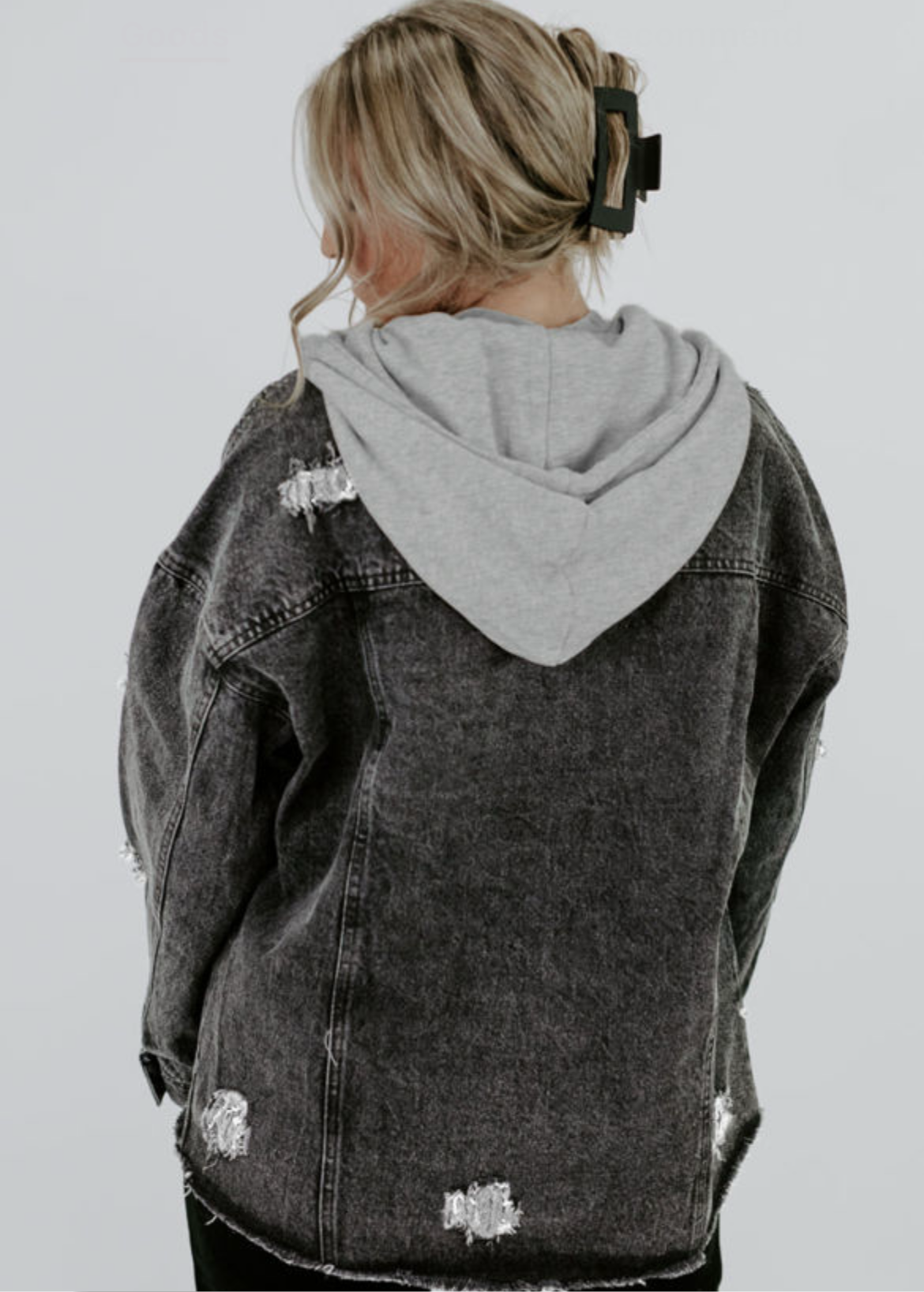 Charcoal Denim Jacket