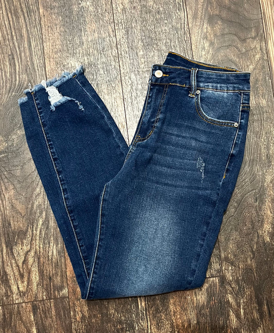 Shark Bite Mid-Rise Jeans
