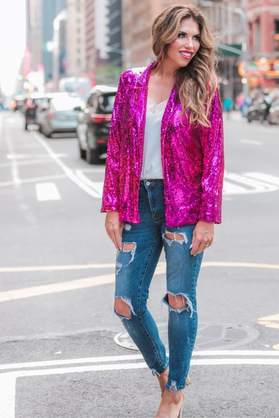 Brilliantly Pink Blazer