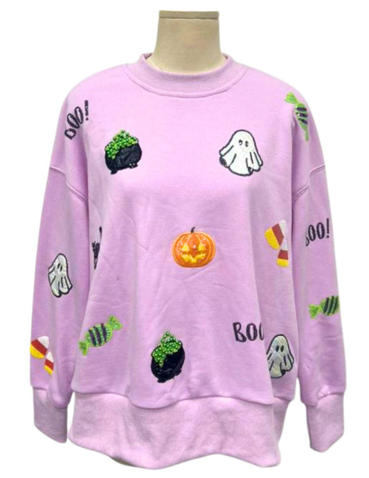 Lavender Spooky Season Sweatshirt PRE-ORDER (Est. Ship 9/26)
