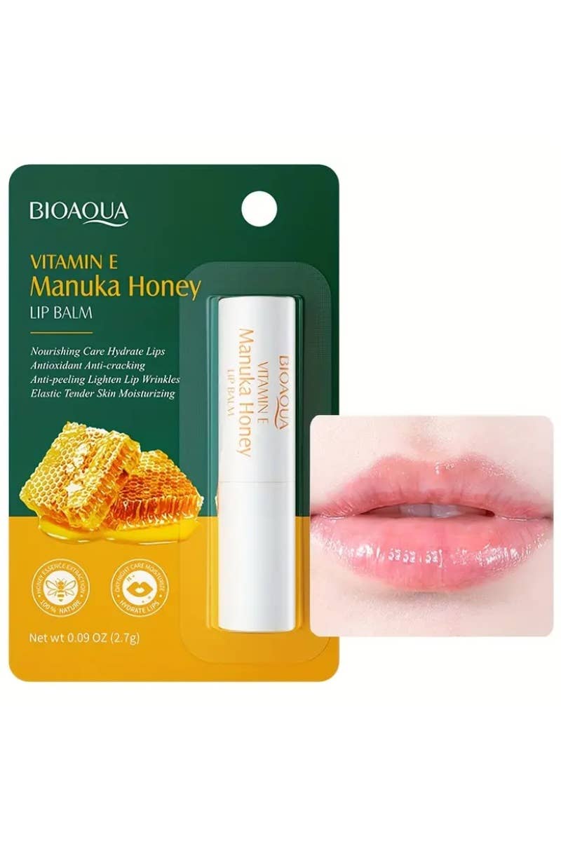 `Lip Balm with Vitamin E Manuka Honey