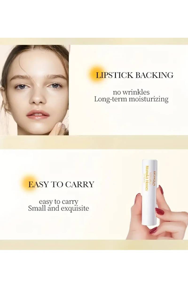 `Lip Balm with Vitamin E Manuka Honey