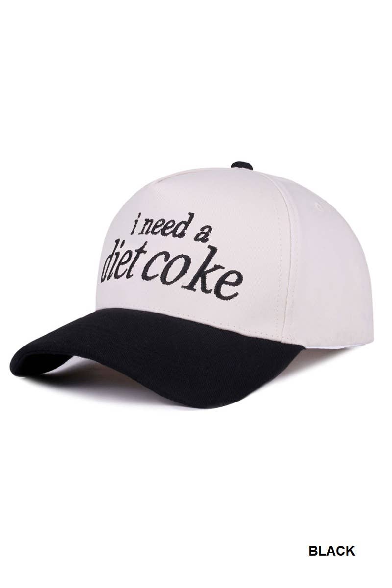 I Need A Diet Coke Two Tone Hat
