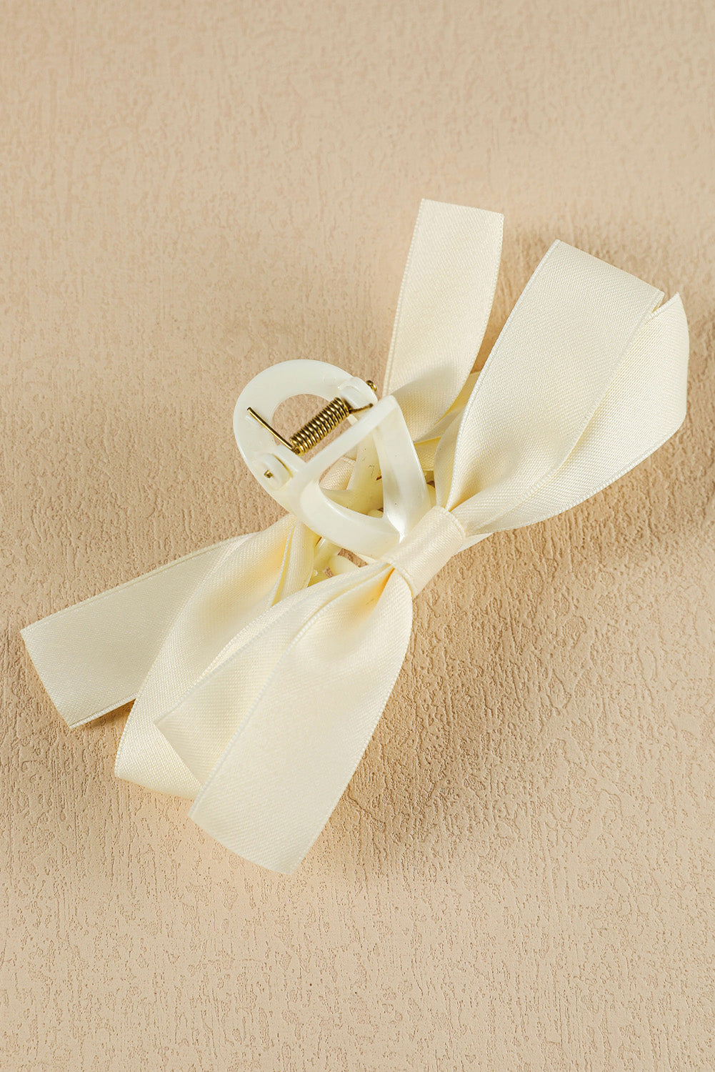 Bone White Large Hair Claw Clip