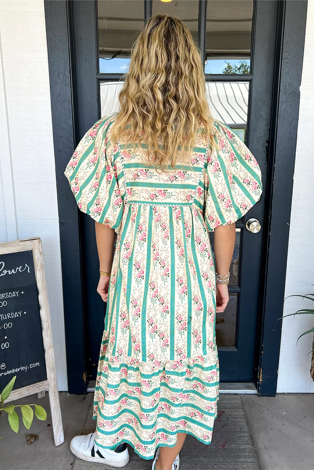 Fiona Floral Midi Dress