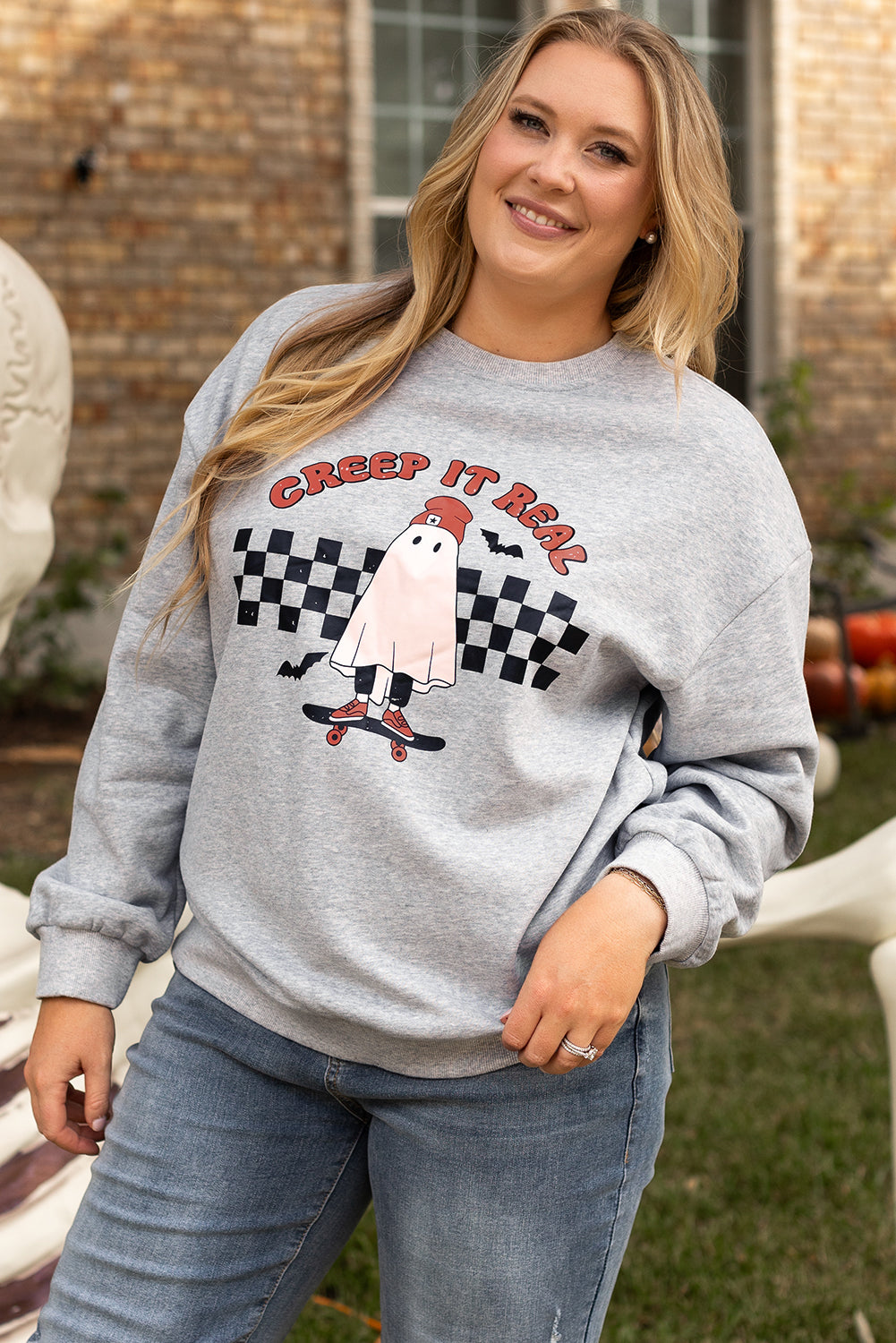 Creep It Real Plus Size Sweatshirt