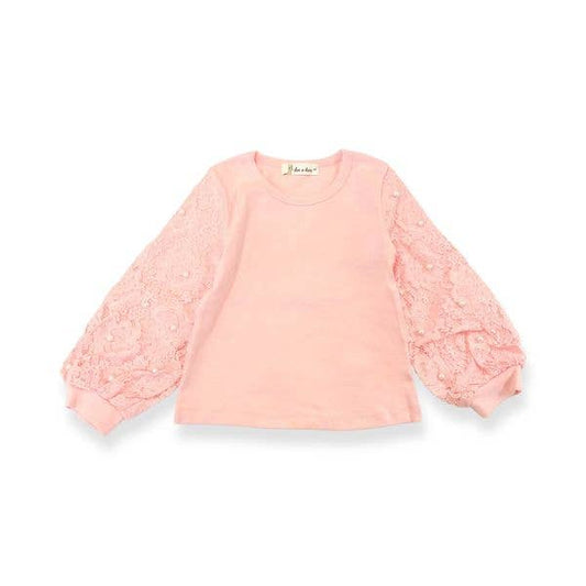 Lace & Pearl Accents Top Kids