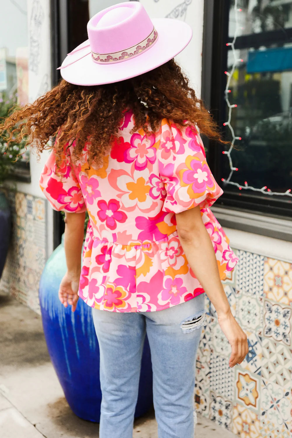 Farrah Floral Top