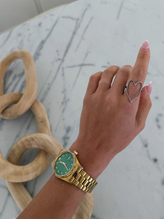 CHANSUTTPEARLS Silver Heart Ring